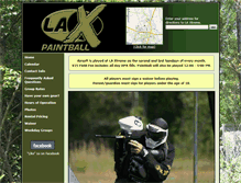 Tablet Screenshot of laxpaintball.com